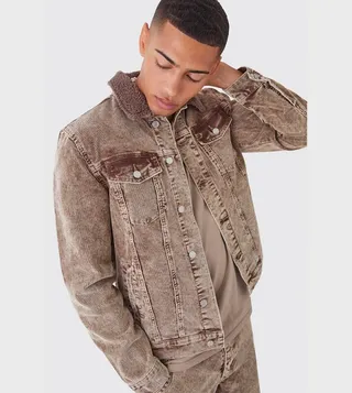 Acid Wash Cord Jacket