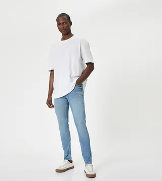 Mid-Rise Skinny Fit Jeans
