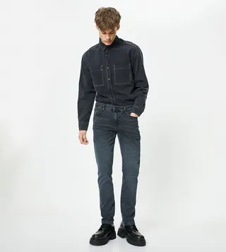 Mid-Rise Slim Fit Jeans