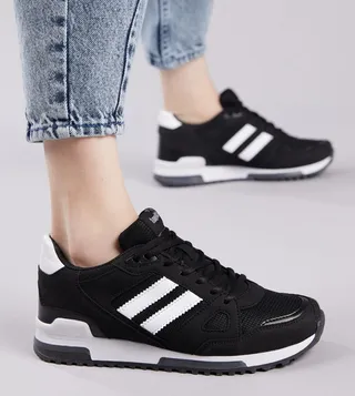 Color Block Lace-Up Sneakers