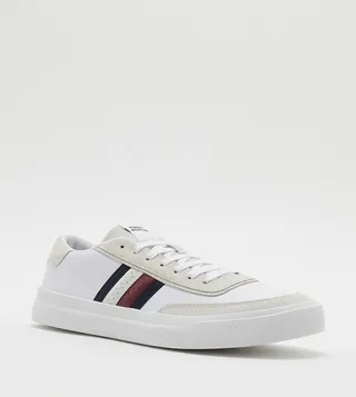 Logo Printed Lace-Up Sneakers
