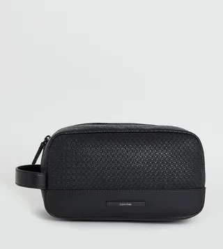 Monogram Patterned Toiletry Bag