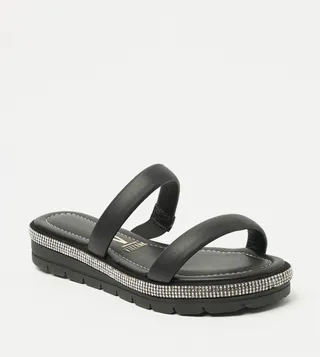 BAYLOR Embellished Flatform Sandals