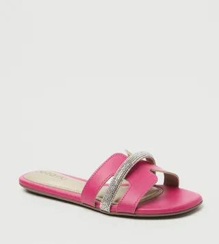 JOHAN Embellished Flat Sandals
