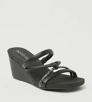 COLTER Embellished Wedge Sandals