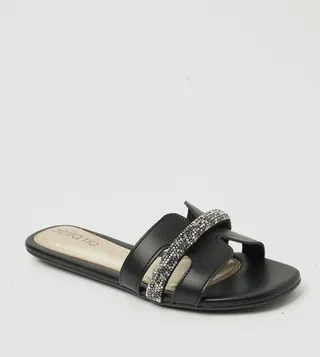 DUSTIN Embellished Flat Sandals