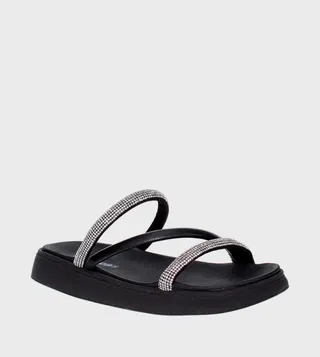 NYRA Embellished Flatform Sandals