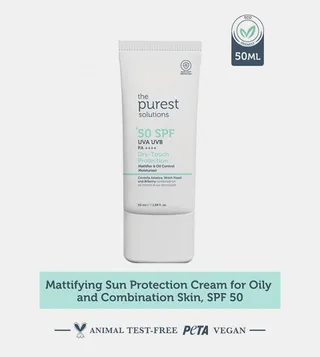 Dry-Touch Protection Mattifier and Oil Control Moisturizer for Oily Skin, 50ml