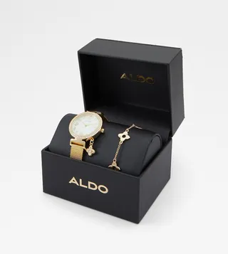 FRAERIA Embellished Watch and Bracelet Set