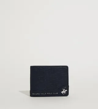 Logo Embossed Bi-Fold Wallet