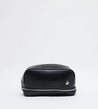 Logo Embossed Toiletry Bag