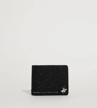 Logo Embossed Bi-Fold Wallet