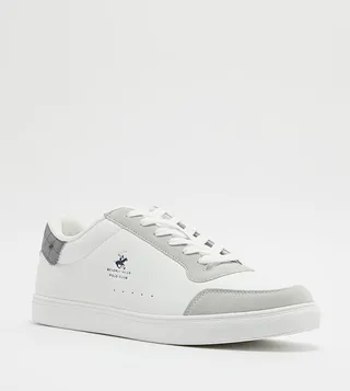 Color Block Lace-Up Sneakers