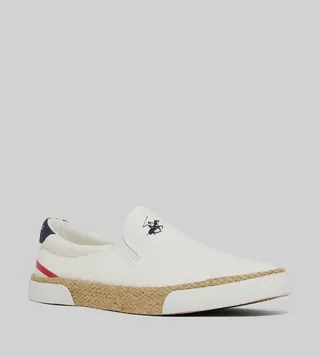 Logo Detail Slip-On Shoes