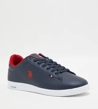 Logo Detail Lace-Up Sneakers