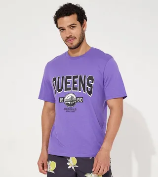 JORBIG City Print Crew Neck T-Shirt