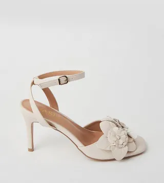 Giselle Corsage Detail Stiletto Heel Sandals