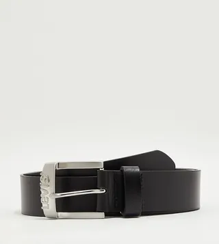 Logo Detail Buckle Closure Belt
