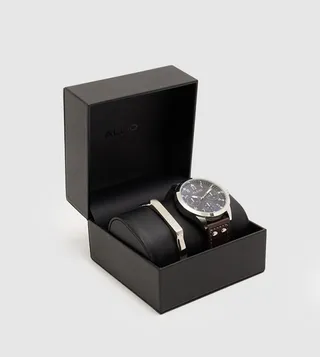 ADIRADON Analog Watch and Bracelet Set