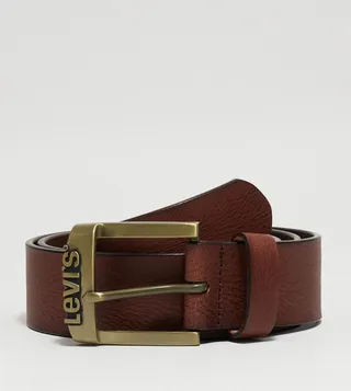 Buckle Closure Leather Belt