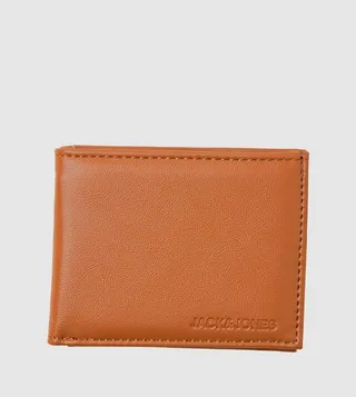 Logo Embossed Bi-Fold Wallet