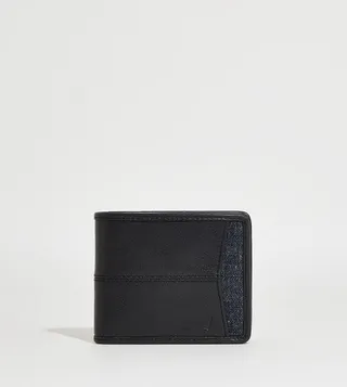 Textured Bi-Fold Wallet