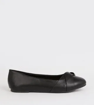 Paige Wrap Detail Ballet Flats