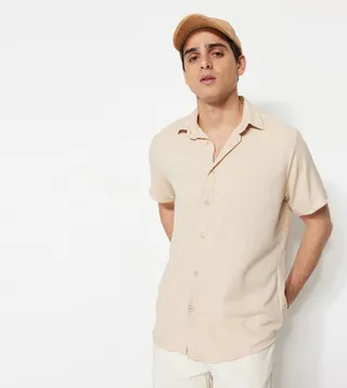 Textured Regular Fit Shirt