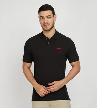 Logo Detail Slim Fit Polo T-Shirt