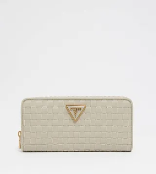LISBET Braided Zip Around Wallet