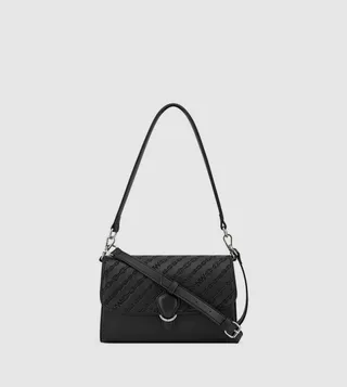 LEVVY Debossed Crossbody Bag