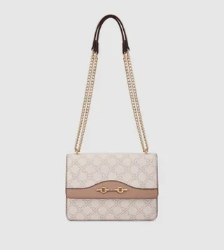 ELLENA Patterned Chain Handle Crossbody Bag