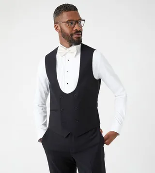 Slim Fit Tuxedo Waistcoat