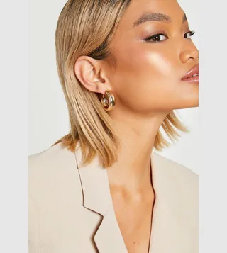 Gold Chunky Earrings