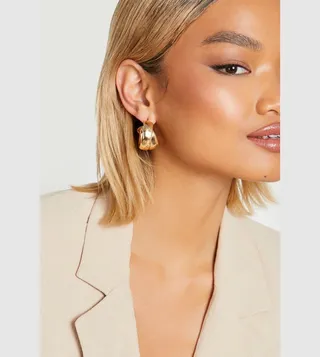 Chunky Tubular Hoop Earrings
