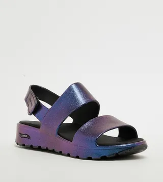 ARCH FIT FOOTSTEPS Glittery Comfort Sandals