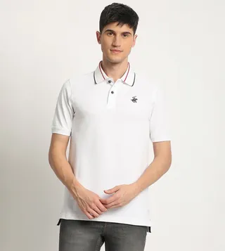 Logo Embroidered Polo T-Shirt