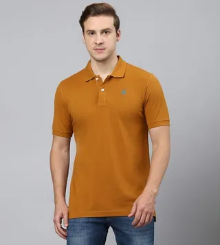 Logo Detail Pique Polo T-Shirt