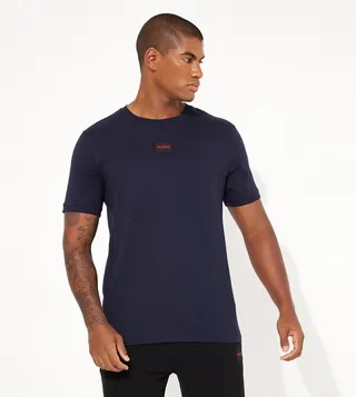 Logo Detail Short Sleeves Casual T-Shirt