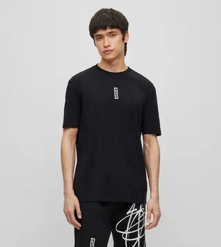 Logo Print Crew Neck T-Shirt