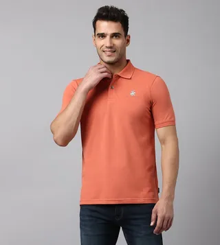 Logo Embroidered Short Sleeves Polo T-Shirt
