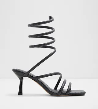 TWIRLY Ankle Strap Heeled Sandals