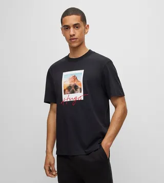 Graphic Printed Crew Neck T-Shirt