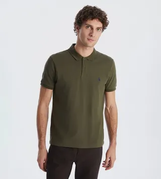 Solid Short Sleeves Polo T-Shirt