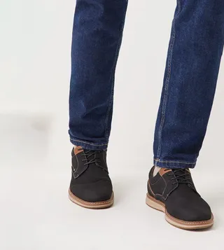 Leeroy Textured Casual Lace Up Shoes