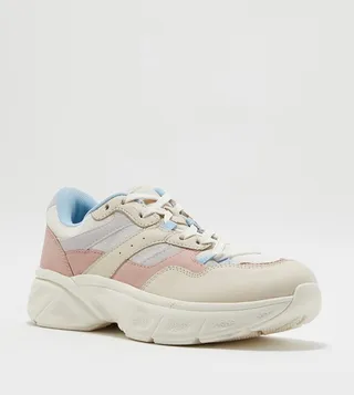 MOVEMENT Color Block Lace-Up Shoes