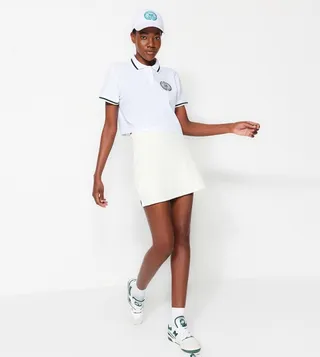 2 Layered Reflector Tennis Active Skort