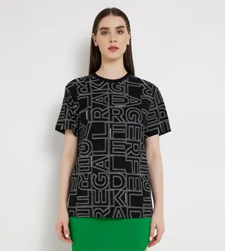 Logo Printed Crew Neck T-Shirt