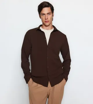 Solid Slim Fit Shirt