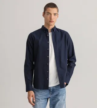 Slim Fit Pinpoint Oxford Shirt